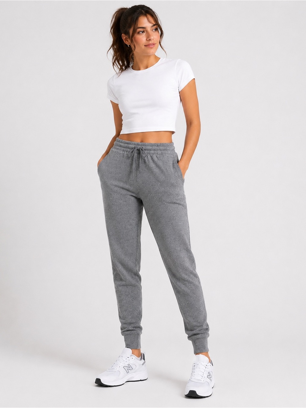 New Balance Gray Jogger Sweatpants Size Small Athletic Lounge Pants